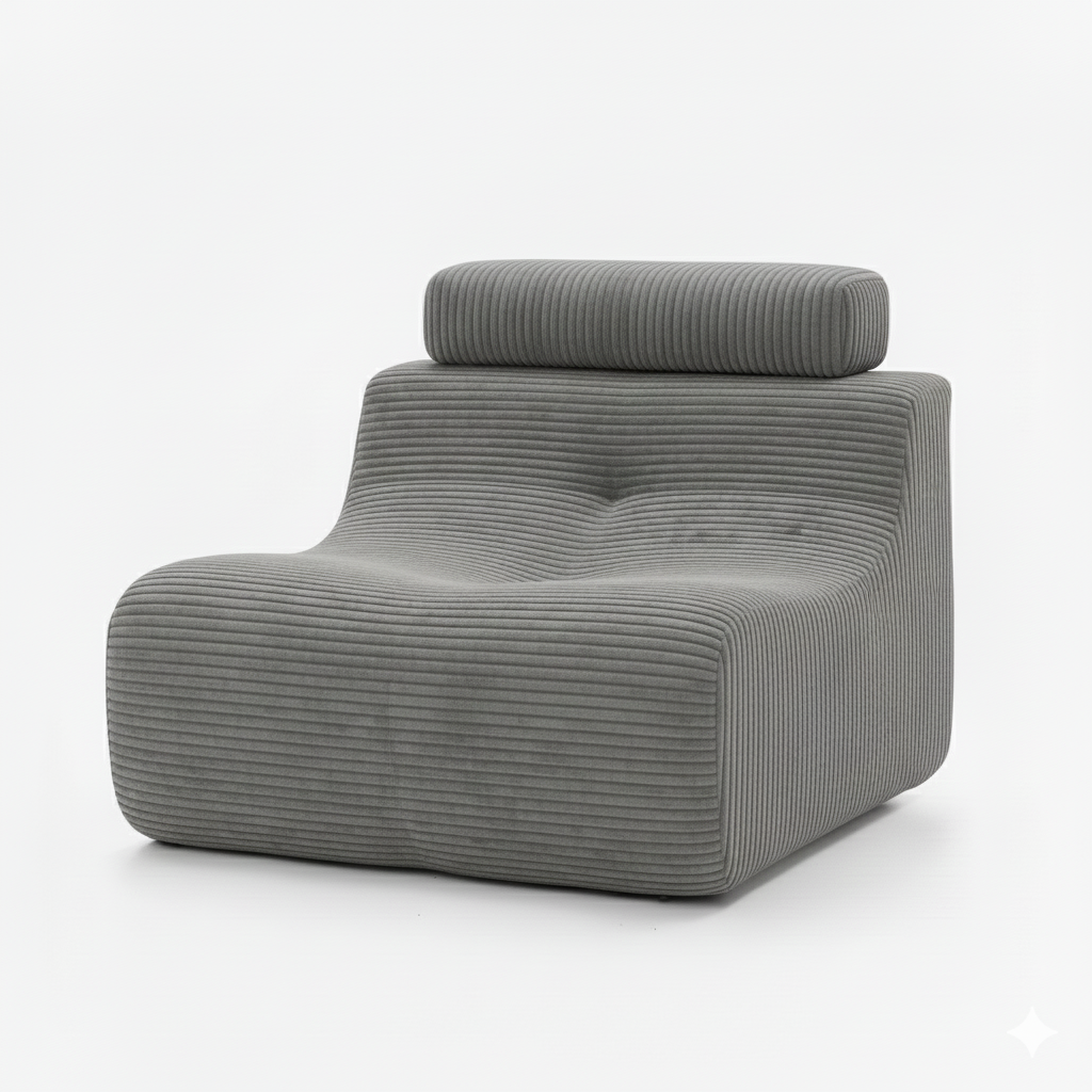 Sillón compacto para apartamento y piso sin ascensor