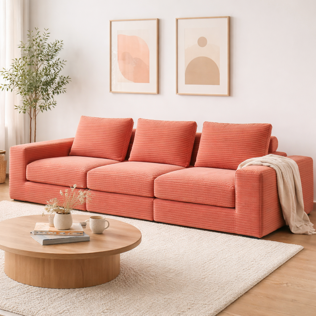 Sofá comprimido Oasis™ – sofá en caja moderno para pisos pequeños