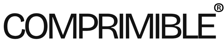 Logotipo de Comprimible, tienda de sofás comprimidos en caja